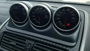 Für Toyota Altezza Gauge Pod Armaturenbrett Visier Dash Panel Abs 1998-2005 60mm - Bild 1 von 5