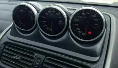 For Toyota Altezza Gauge Pod Dashboard Visor Dash Panel Abs 1998-2005 60mm Foto 1 de 4