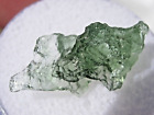 3.38 Carats 20Mm Moldavite From Czech Republic From Impact With A Coa