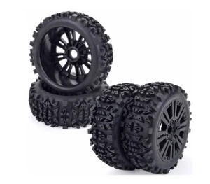 Rc Short Course Badlands Wheels Tires Set For Arrma Senton - Picture 1 of 10