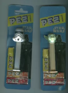 PEZ Star Wars (2) confezioni anni 90 STORMTROOPER & YODA - Foto 1 di 1