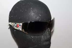 Vintage Ed Hardy Sonnenbrille Designer Tattoo Brille Damen Einheitsgröße EHS-022 - Bild 1 von 8