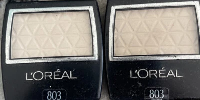 2 LOREAL WEAR INFINITE Sealed Eyeshadow 803 SEASHELL Duo Packs - Image 1 of 4