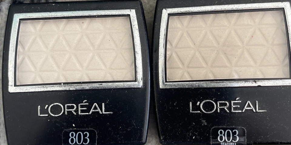 2 LOREAL WEAR INFINITE Sealed Eyeshadow 803 SEASHELL Duo Packs - Image 1 of 4