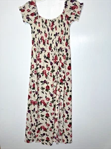 J FOR JUSTIFY Romper Maxi Dress Women  Dress Floral Casual Large Cottagecore - Picture 1 of 4