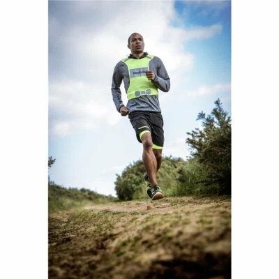 Жилет беговой Reebok светоотражающий с вырезом дизайн - Изображение 1 из 4