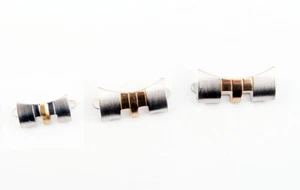 Neu 2 Stahl Endstück für Rolex Uhrenarmband Armband Band - Bild 1 von 1