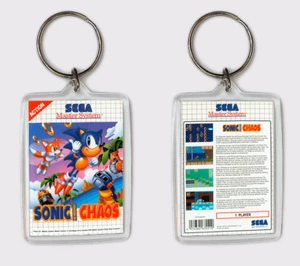 Sonic Chaos Sega Master System Keyring - Picture 1 of 1