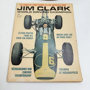 Jim Clark World Driving Champion Magazine April 1966, Vintage Racing Magazine - Picture 1 of 10