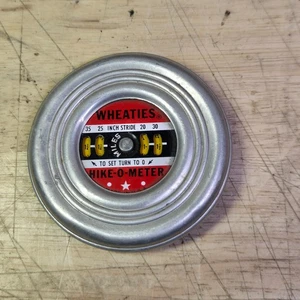 Vintage 1930er Wheaties Premium Jack Armstrong Hike-o-meter Metall Schrittzähler - Bild 1 von 2