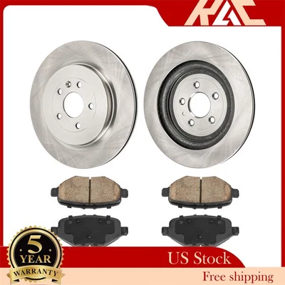 Rear Brake Rotors Pads Kit For 2013-2014 2015-2017 3.5L 2018 Ford Explorer - Image 1 of 4