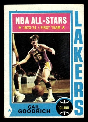 1974 TOPPS GAIL GOODRICH 120 VG BASKETBALL LOS ANGELES LAKERS - Image 1 of 2