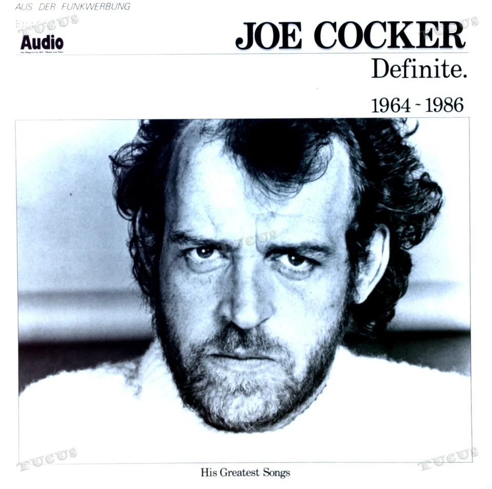 Joe Cocker - Definite. 1964 ~ 1986 (His Greatest Songs) LP (VG) .* - Image 1 of 1