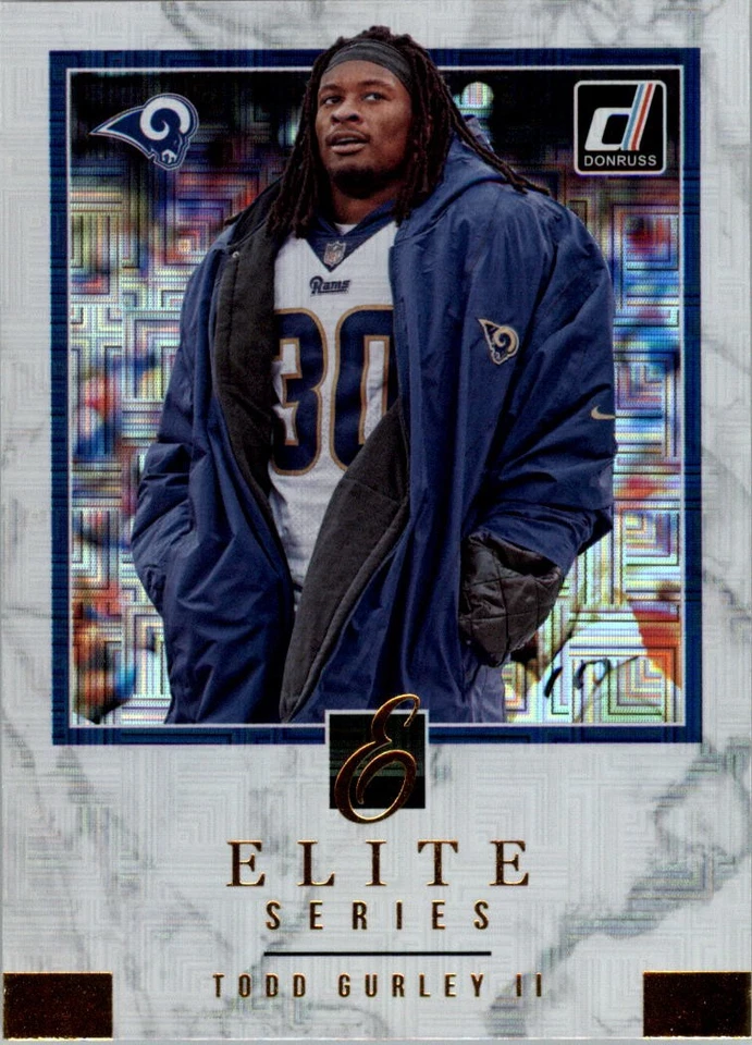2018 Donruss The Elite Series #14 Todd Gurley II - FB - Image 1 of 2