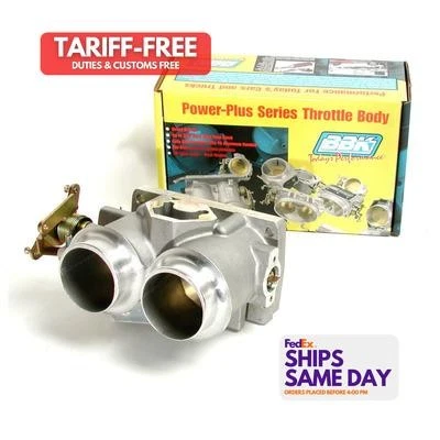 Bbk 3501, One Natural Aluminum Twin 56Mm Throttle Body - 302/351 F-Series Perfor - Image 1 of 4