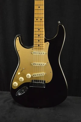 Fender American Ultra Stratocaster Left-Hand Maple Fingerboard Texas Tea - Image 1 of 4