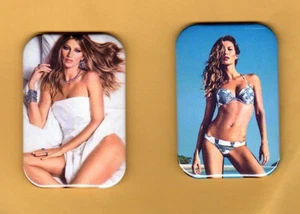 Gisele Bündchen  2   REFRIGERATOR MAGNET  2" X 3"  WITH ROUNDED CORNER - Picture 1 of 4