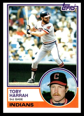 1983 Topps Toby Harrah #480 Cleveland Indians MLB Baseball Base Set - Image 1 of 2