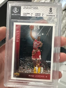 1993 Upper Deck Michael #23 Beckett 8 Sub grades - Picture 1 of 4