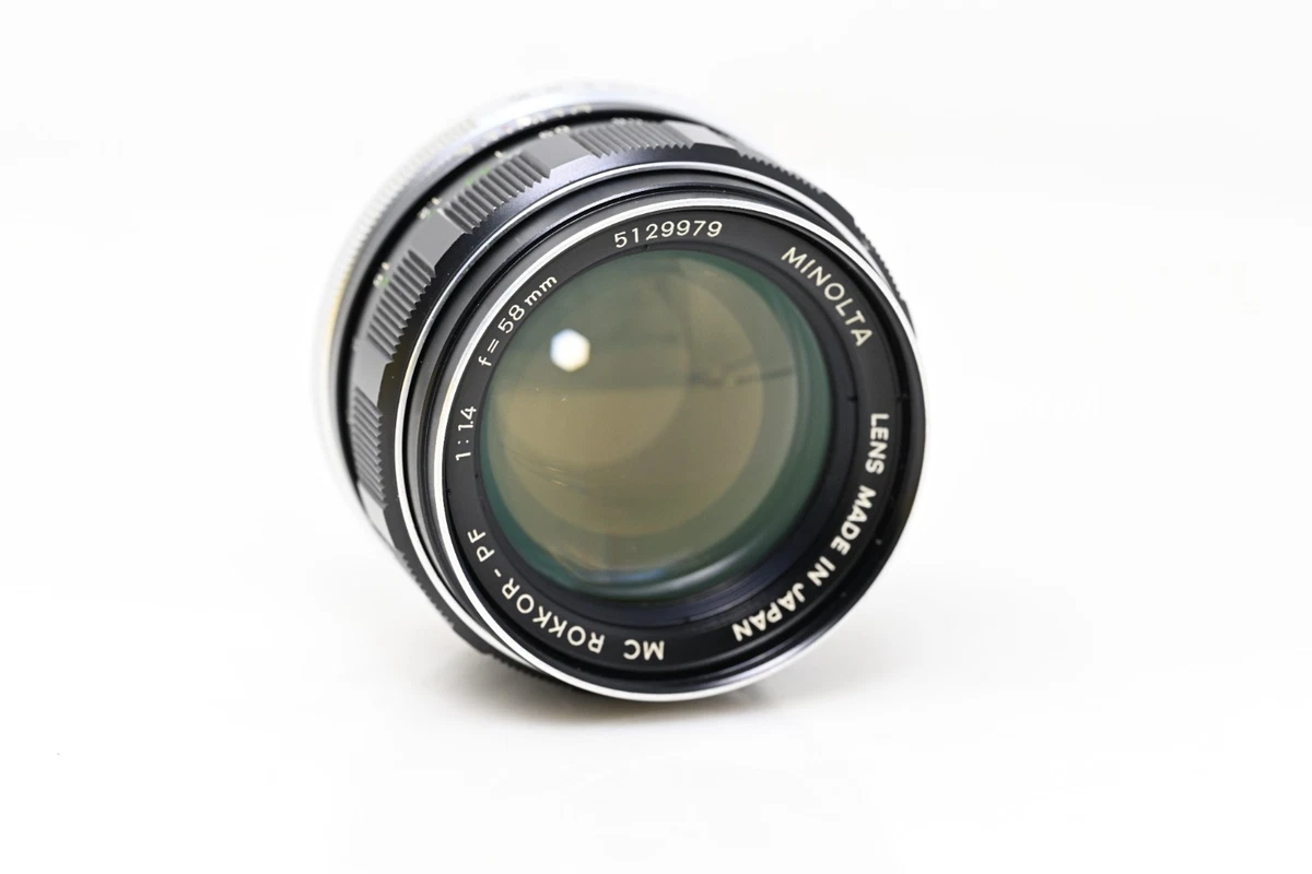 Minolta Rokkor PF f/1.4 58mm Camera Lenses for sale | eBay