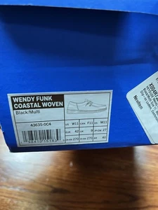 Hey Dude Wendy Funk Coastal Woven Damen Freizeitschuhe, Schwarz/Multi Größe W11 - Bild 1 von 5