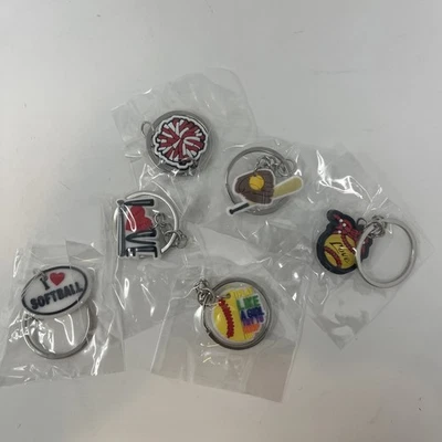 80 Pcs Softball Theme Favors Decorations - Keychains - Image 1 of 4