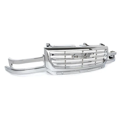 19130795 For GMC Sierra 2500 3500 HD 2003-2007 Front Bumper Grille Chrome Grill  - Image 1 of 4