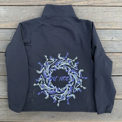 Arc’teryx Gamma Jacket Women's Size XS Black Painted Lightweight Gorp Outdoor - Image 1 of 4