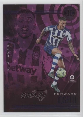 2020-21 Panini Chronicles Illusions La Liga Purple Astro Joselu #22 - Image 1 of 2