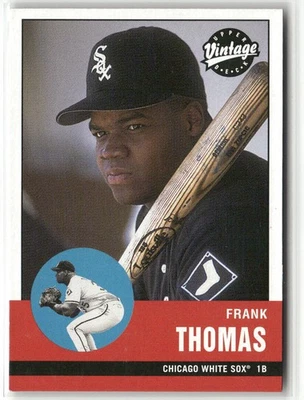 2001 UPPER DECK VINTAGE #137 FRANK THOMAS CHICAGO WHITE SOX - Image 1 of 2