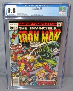 Iron Man #97 (apariencia de guardián) CGC 9,8 casi nuevo/como nuevo Marvel Comics 1977 - Imagen 1 de 3