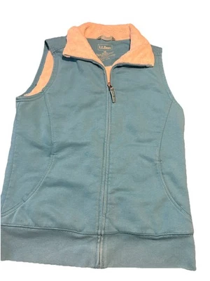 Chaleco polar LL Bean para mujer talla XS cremallera frontal totalmente forrado de sherpa A16 Foto 1 de 4