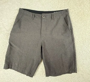Volcom Board Shorts Men 32 Gray Surf & Turf 4 Way Stretch Hybrid Beach Chino - Picture 1 of 10