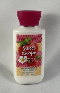 Bath and Body Works Sweet Escape Strawberry Picnic 3oz Travel Body Lotion - Picture 1 of 2