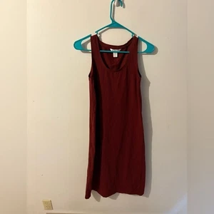 Athleta Burgundy Sleeveless Dress Size XS - Picture 1 of 3