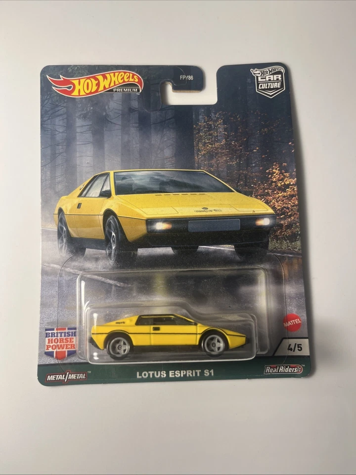 *Hot Wheels Lotus Espirit S1 Vehicle Car Culture British Horses 1 64 Scale HW06* - Изображение 1 из 1