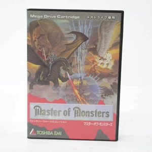 MASTER OF MONSTERS Mega Drive Sega Japan Import Free shipping FedEx DHL Tested - Picture 1 of 6