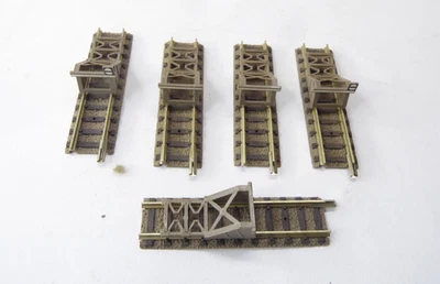 5 x buffer stop Fleischmann 9102 N-straight track 57.5 mm without original packaging # 0911 - Image 1 of 2