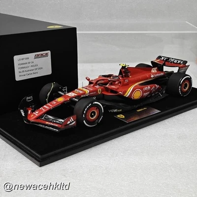 Ferrari SF-24 Australia GP 2024 Winner Carlos Sainz  Looksmart 1/18 #LS18F1059 - Image 1 of 2