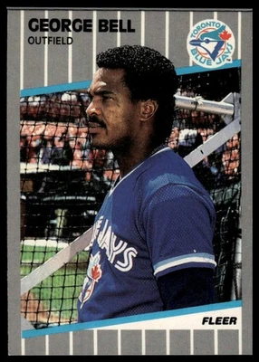 1989 Fleer #226 George Bell - Image 1 of 2