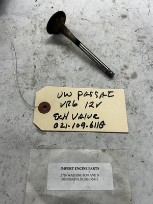 VÁLVULA DE ESCAPE *USADA* SE ADAPTA A VOLKSWAGEN JETTA 12V "VR6" 1995-01 021-109-611G *USADA* Foto 1 de 3
