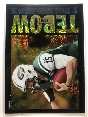 Tim Tebow 2012 Topps Archives Card #76 GOLD SPARKLE PARALLEL SSP JETS RARE - Image 1 of 2