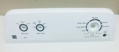 Solo panel de control principal lavadora eléctrica Kenmore modelo 110.20222511 Foto 1 de 4