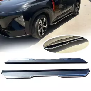 Black Fixed Running Board fits for VOLVO XC60 2018-2025 Side Step Nerf Bar - Picture 1 of 15