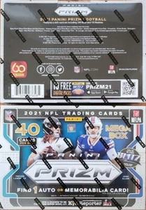 TARGET EXCLUSIVE 2021 Panini NFL Prizm Football Trading Card Mega Box - Picture 1 of 1