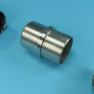 Steckfitting Rohr Verbinder Edelstahl für Geländer Rohr Handlauf Adapter kleben - Bild 1 von 6