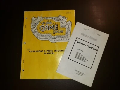 Bally THE GAME SHOW Original Pinball Manual w/ Schematics + Operator's Handbook - Image 1 of 4