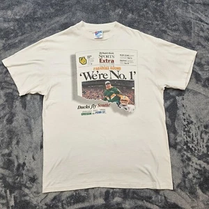 Vintage 1995 Rose Bowl Football University of Oregon Ducks T Shirt Mens Large - Picture 1 of 12