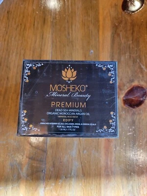 Mosheko Mineral Beauty Premium Mineral Mud Mask Edify 50 ml MSRP $399.99. SW3 - Image 1 of 4