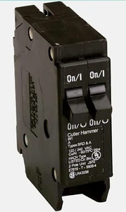 Disyuntor tándem BR2020 BR 2-20 Amp 120-240V monopolo no CTL - negro - Imagen 1 de 2
